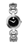 Movado Belamoda Jewelry Bracelet Black Museum Dial Women's Watch #0606260