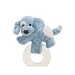 Baby Teething Ring Soft and Filled with Water Gund PINK, BLUE, OR TAN Plush Spunky Dog