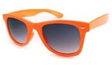 UrbanSpecs Sunglasses - Classics - Wayfarer - Neon / Frame: Neon Orange Lens: Grey Gradient-WayfarerORG