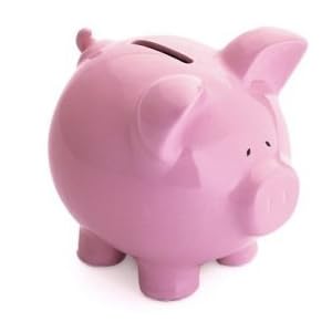 Pink Pig Piggybank Traditional Ceramic Kids Bank