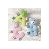Taggies Soft Plush ABC Rattles 3pk by Mary Meyer