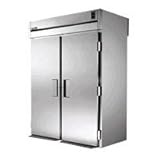 True - Two (2) Section "TR" Roll-Thru Refrigerator - Stainless Steel - 68"  ....