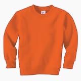 Rabbit Skins - Toddler And Juvy Crewneck Sweatshirt, Orange, 3