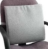 ComfortMakers Seat/Back Cushion, 17x2-3/4x17-1/2,Gray MAS91041