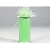 Tulle Spool - 6 X 25 Yards (75 Ft) - 100% Nylon - Mint - Gift Wrap... by 