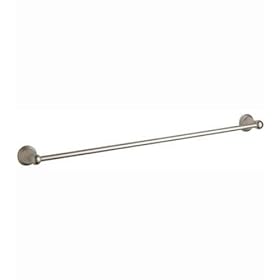GROHE Geneva 24-Inch Towel Bar, Satin Nickel with Polished Brass Accent #40146AR0
