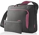 Belkin F8N077-SGF-DL 17-Inch Energy Collection Messenger Bag (Gray/Flamingo Pink)