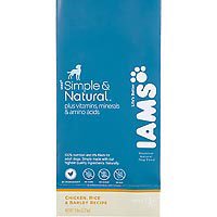 Iams Simple & Natural Chicken, Rice, and Barley Recipe Dry Dog Food 25-lb bag