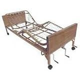 Drive Medical Semi Electric Ultra Light Plus Hospital Bed, Brown, 36