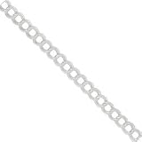 Image of Silver Double Curb Chain- 20 Inch / 51cm