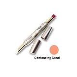 L'Oreal Volume Perfect Reshaping Lipcolour, Base Coat and Color Coat-Contouring Coral (410), Pack of 2
