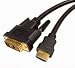 HDMI to DVI D Single Link Male to Male Cable 15 Ft Black.