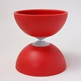 Henrys/ヘンリース社　ディアボロ サーカスL 赤（ハンドスティック付）の画像