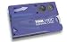 Fire Lens
Tool Logic SVC1B Survival Card Tool With 1/2 Serrated Knife, Fire Starter, Whistle, Compass and Magnification Lens, Translucent Blue