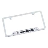 Genuine OEM Volkswagen New Beetle Stainless Steel License Plate Frame by Volkswagen