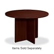 Round Conference Table Top, 48" Diameter, Mahogany