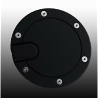 All Sales 6053K Black Billet Aluminum Ring and Fuel Door