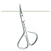 Beauty : Tweezerman Cuticle Scissors (Curved Blade)