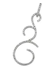 Jewelplus 7/8 ct tw Diamond Pendant 14K White 7/8 Ct Tw
