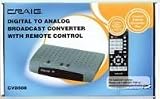 Craig CVD508 Broadcast Converter Box with RC