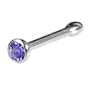 Austrian Crystal TANZANITE Nose Bone