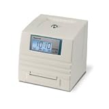Pyramid Technologies 4000 PTI4000 electronic time clock, calculates daily/weekly/2-wk/semi-monthly/monthly