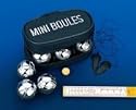 TROIKA - Mini-Boule-Spiel - 6 Kugeln in schwarzem Etui