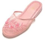 Mesh Chinese Slippers (Pink)