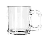 MUG COFFEE CRYSTAL 10 OZ, CS 1/DZ, 08-0475 LIBBEY GLASS, INC. GLASSWARE