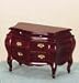Dollhouse Miniature Bombe Chest in Mahogany