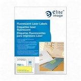 ELI37005 - Printer Labels Permanent Adhesive,2x4,250/PK,Neon Yellow