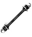 HUB AXLE SET ACTION BMX FRONT (NO RETAINERS)