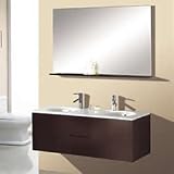 Contemporary Bathroom Vanity LUX-MD-446: H 18.5