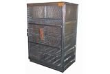 Aluminum Horizontal Gas Cylinder Cabinet - 12 Cylinder Capacity