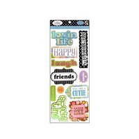 DieCuts Sticker Pop Up All Occasion Words Glitter 