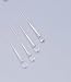 SILVER MARTINI PICKS - SET OF 4 SILVER PLATED MARTINI PICKS WITH CRYSTAL TIP