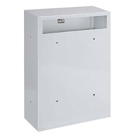Rottner Indoor White - Rear Access Steel Post Box Post Box