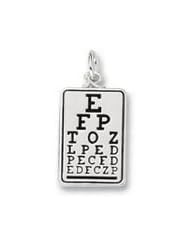 Rembrandt Charms Eye Chart Charm