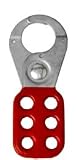 Lockout Tagout Hasps Standard with Red Cubberized Coating - 1 inch Opening