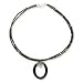 Jade and onyx choker, 'Happy Heart'