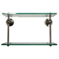 Allied Brass 16 DOUBLE SHELF AP-2/16-VB