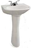 Eljer #051-3000-001BW White Pedestal Box/Faucet