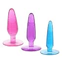 Coffret 3 Anus Picket a Ventouse Colores Twirly - Sex Toy [Health and Beauty]