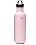 Klean Kanteen Stainless Steel Water Bottle with Poly Loop Cap (27-Ounce, Pink Renewal)