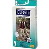 Jobst ActiveWear Athletic Support Knee High Socks, Size: 20-30 mmHg, White - Small