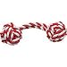 Pet Supplies : PETCO Holiday 2-Knot Red Rope Bone Dog Toy, 9" Length