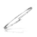 0.62 Cts Diamond Bangle in 18K White Gold