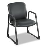 Uber Series Big/Tall Guest Chair, Vinyl, Black