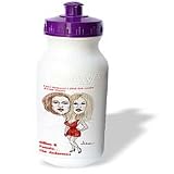 Londons Times Funny Panel Hollywood Cartoons - Gillian And Pamela Anderson, A Perfect Package - Water Bottles