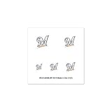 Milwaukee Brewers Official Logo Fingernail Tattoos